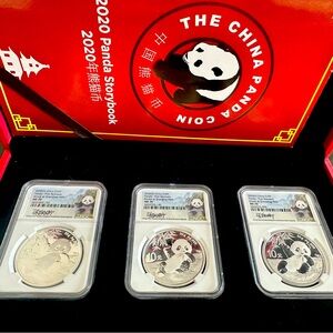 2020 Panda Storybook MS70 NGC